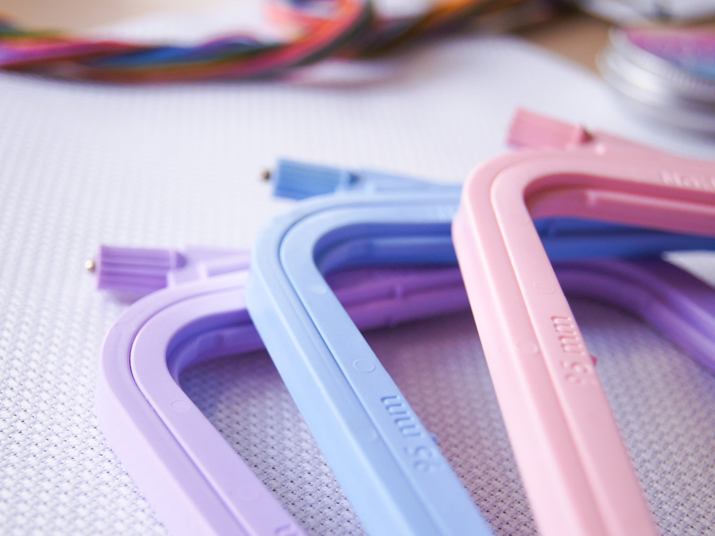 Lilac Square Embroidery Frames