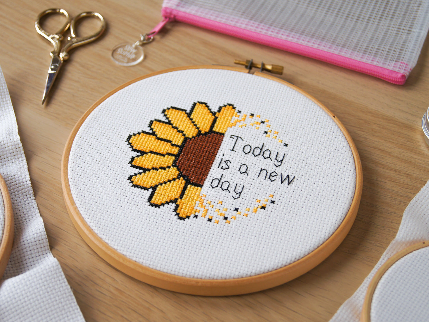 Sunflower 6" Cross Stitch Kit
