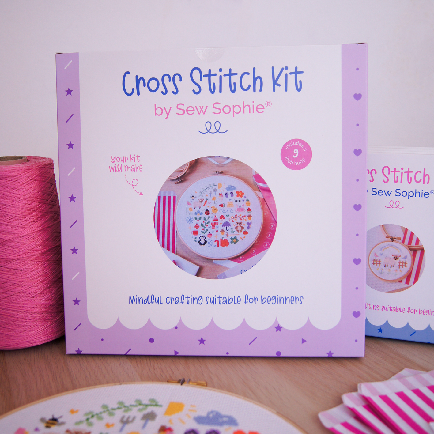 Through the Seasons XL 9" Cross Stitch Kit