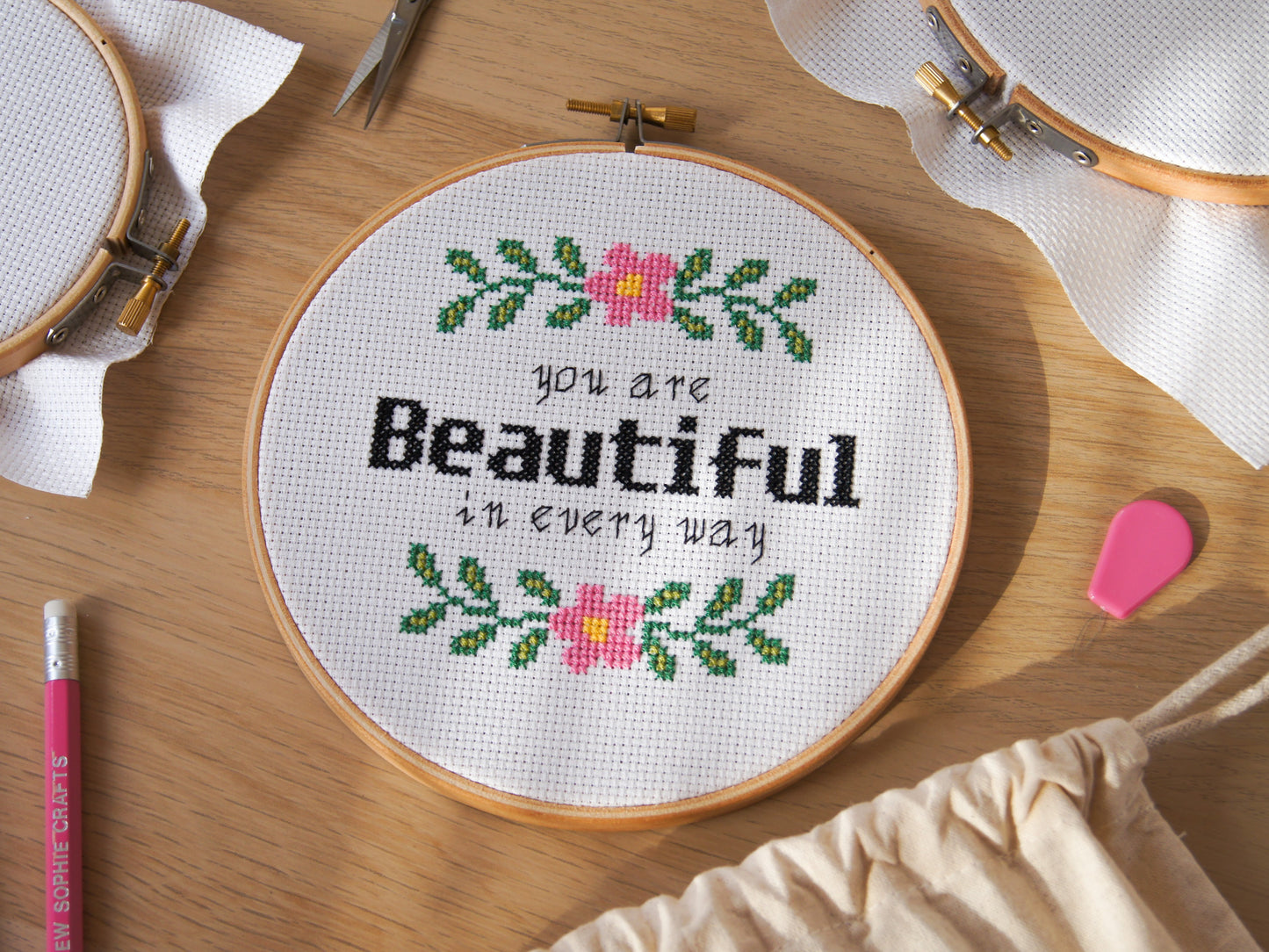 Beautiful in Every Way 6" Cross Stitch Kit