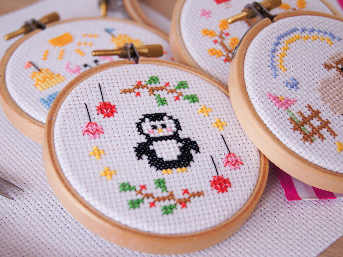 Winter Penguin 3" Cross Stitch Kit