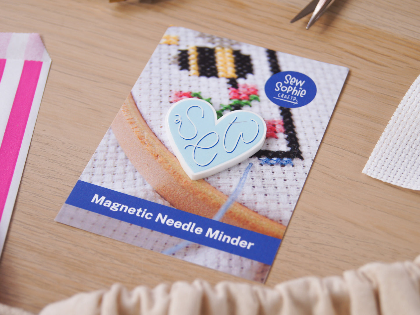 Sewing Heart Magnetic Needle Minder