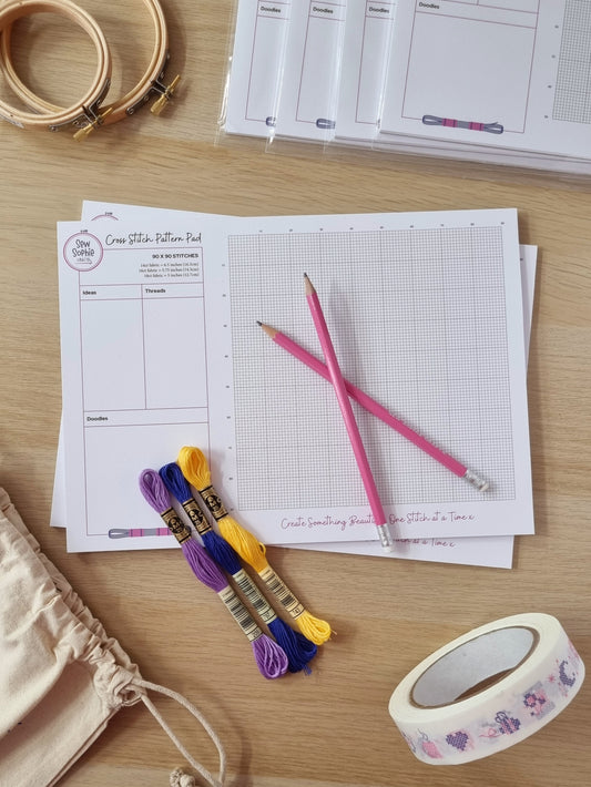 A4 Cross Stitch Pattern Pad