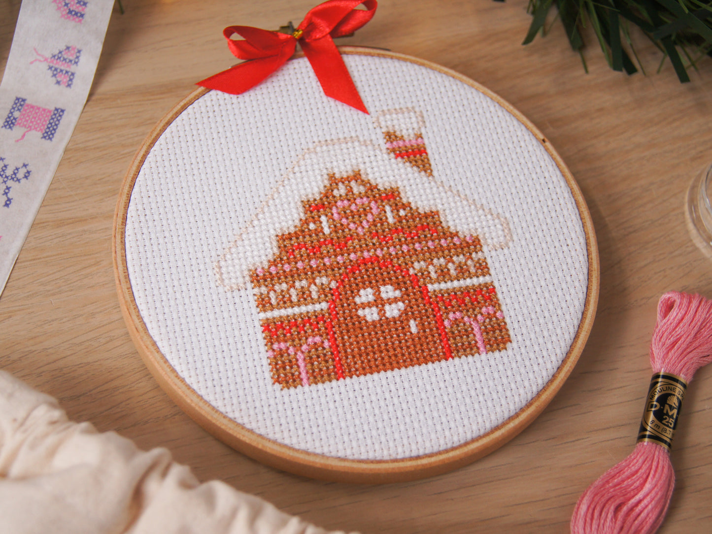 Gingerbread Cottage Cross Stitch Kit