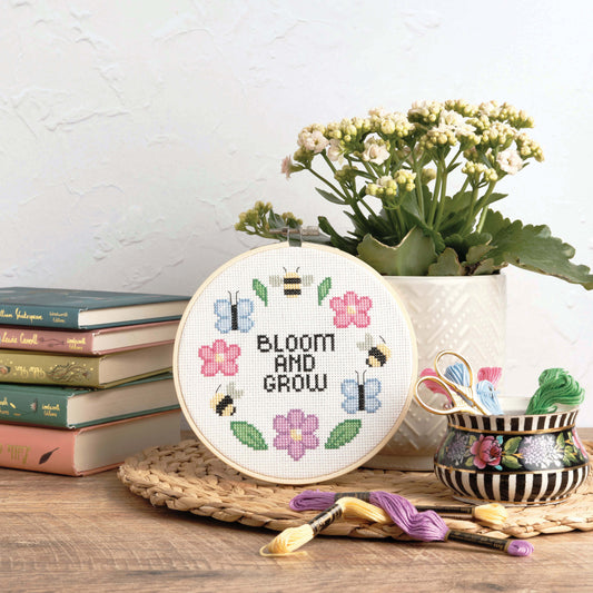 Anchor In The Garden Collection - Bloom and Grow Cross Stitch Kit