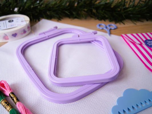 Lilac Square Embroidery Frames