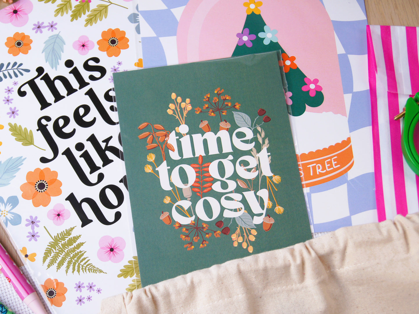 Time to Get Cosy A6 Art Print