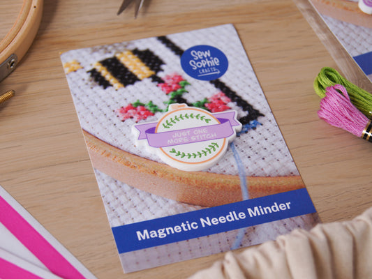 Just One More Stitch Magnetic Needle Minder