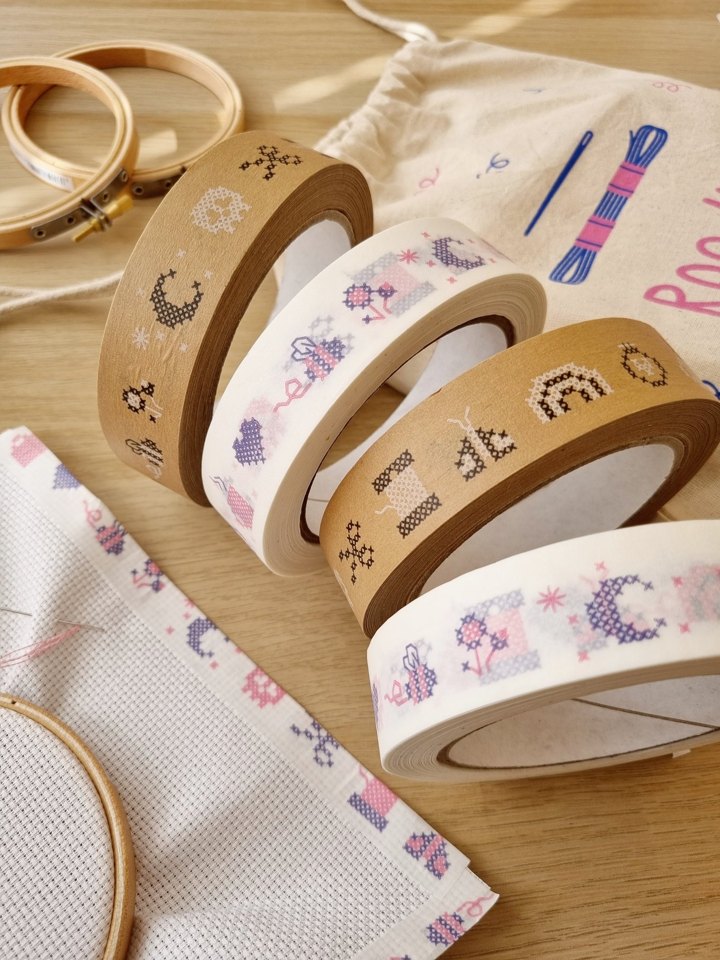 Sew Sophie x Hello Treacle Cross Stitch Tape