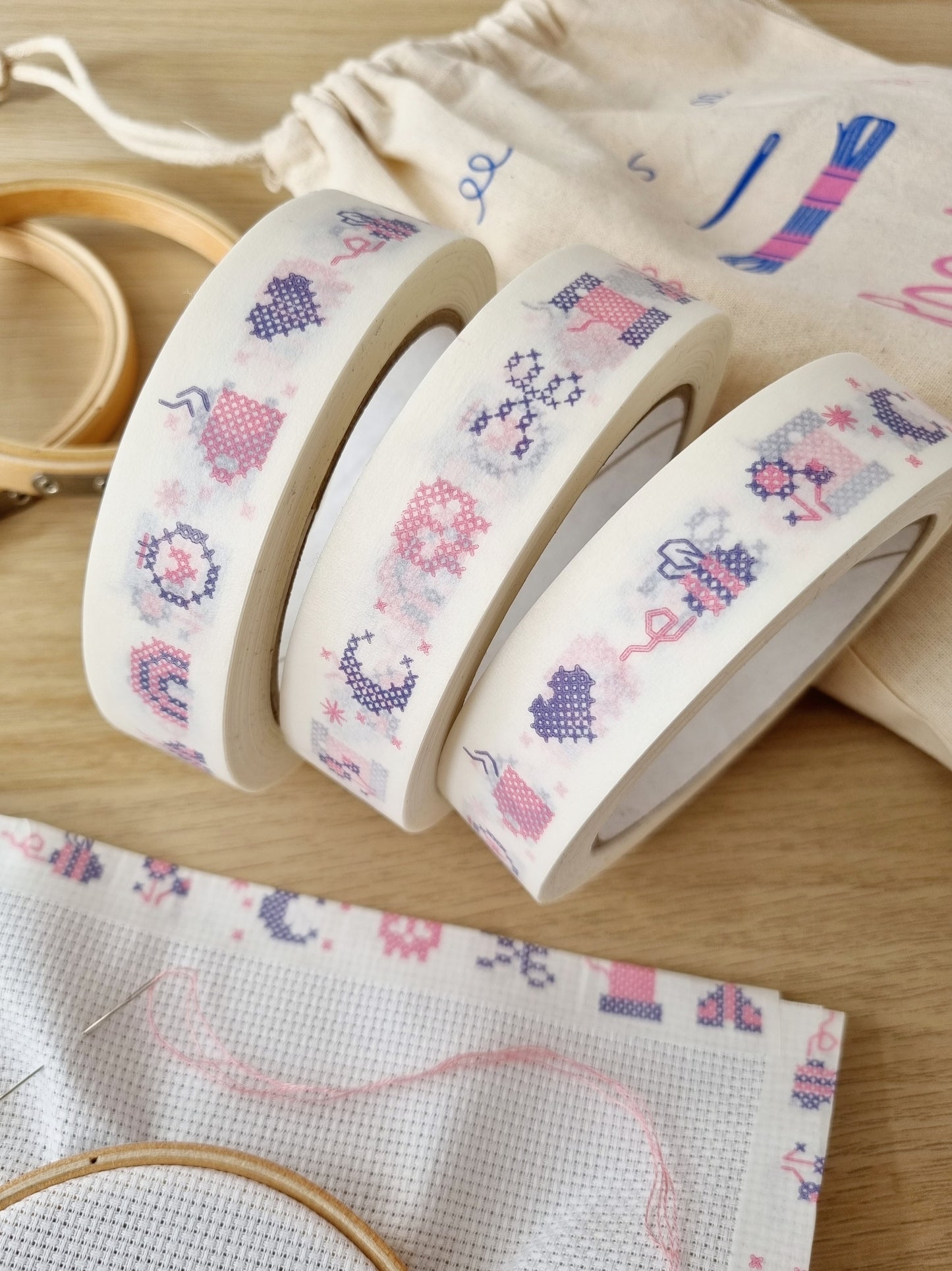 Sew Sophie x Hello Treacle Cross Stitch Tape