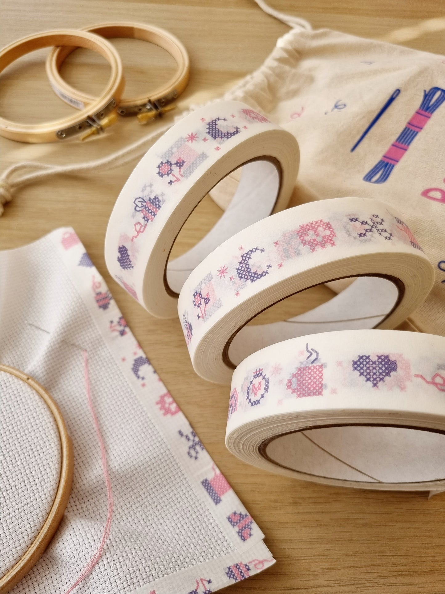 Sew Sophie x Hello Treacle Cross Stitch Tape